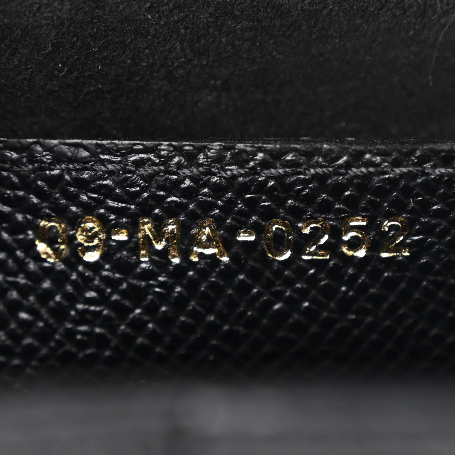 Christian Dior Grained Calfskin Saddle Bag Black 7 of 10