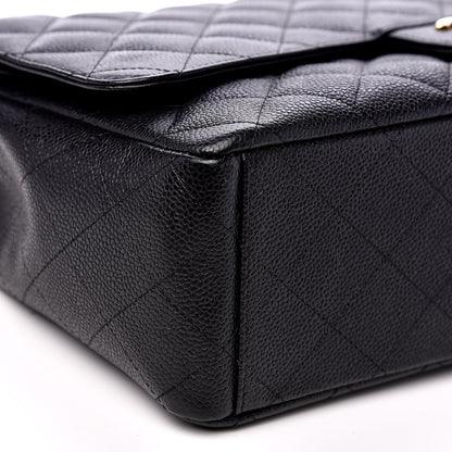 Chanel Caviar Quilted Maxi Double Flap Black 8 of 10