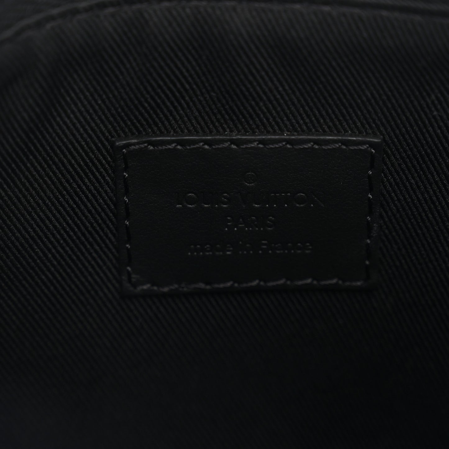 Grained Calfskin Aerogram Keepall XS Black