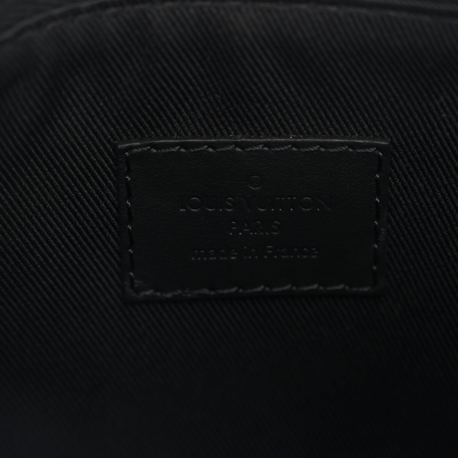 Louis Vuitton Grained Calfskin Aerogram Keepall XS Black 5 of 8