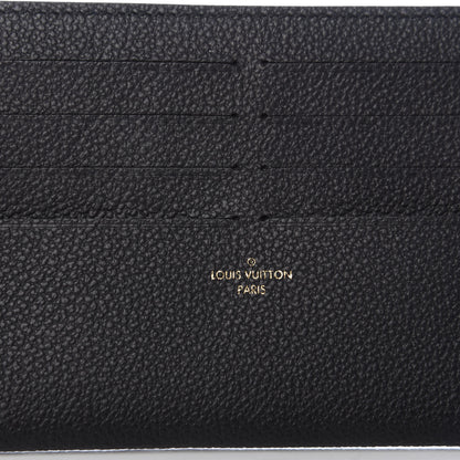 Louis Vuitton Calfskin Felicie Chain Wallet Card Holder Insert Black 6 of 6
