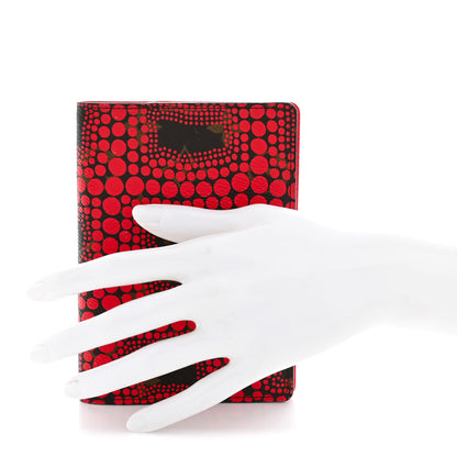 Louis Vuitton Monogram Kusama Town Small Ring Agenda Cover Red 2 of 8
