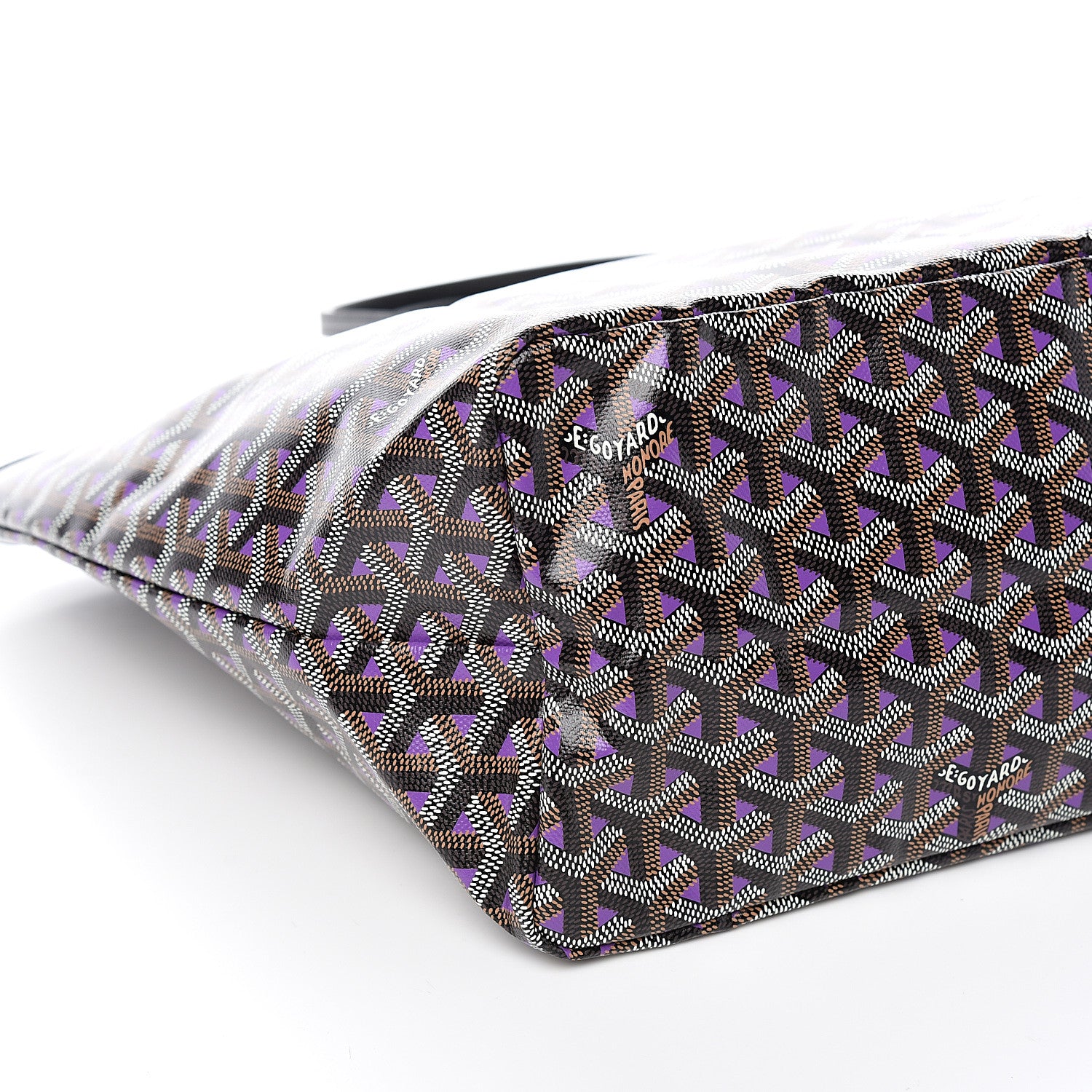 Goyard Goyardine Saint Louis Claire Voie PM Black Violet 8 of 10