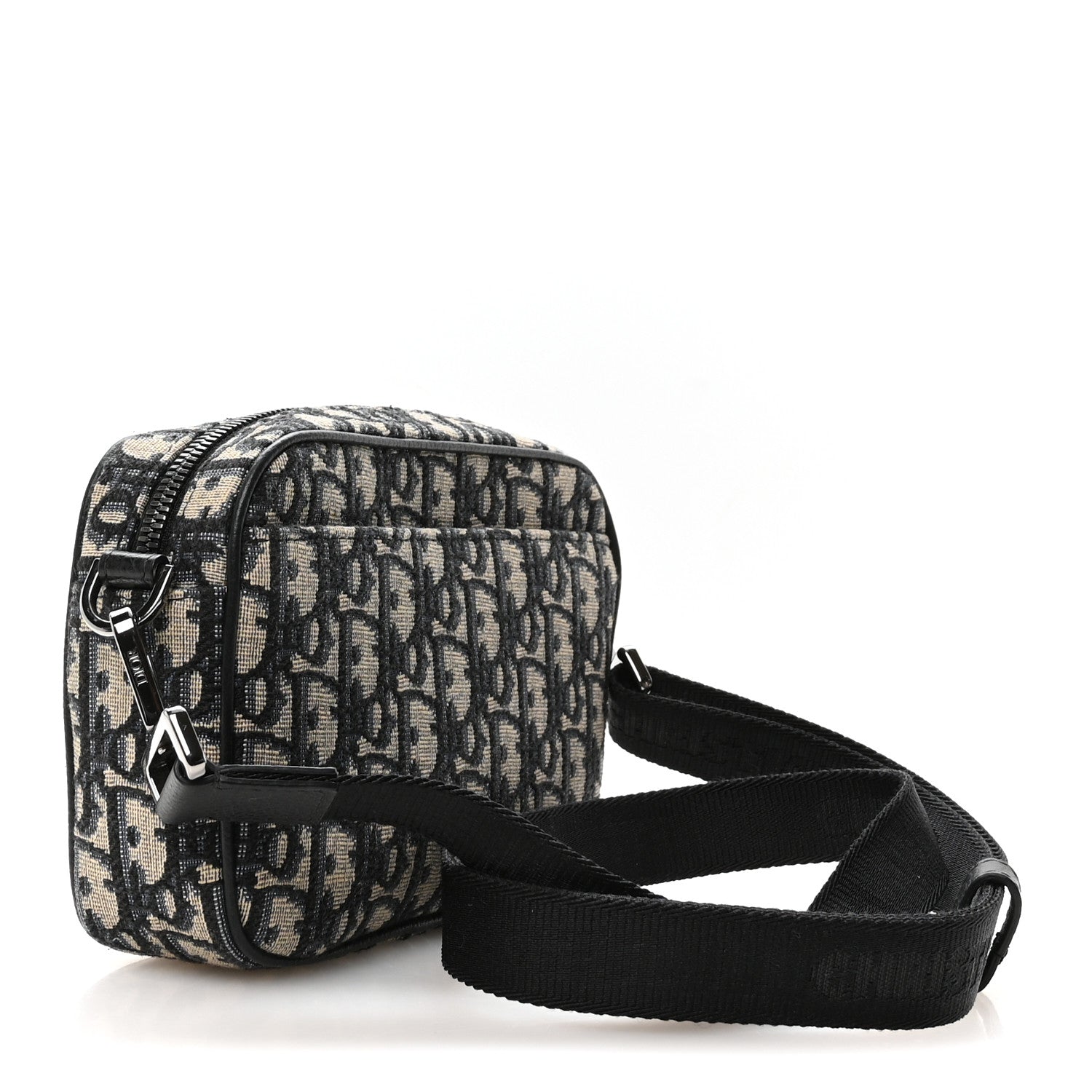 Christian Dior HOMME Oblique Mini Safari Messenger Navy Blue 2 of 10