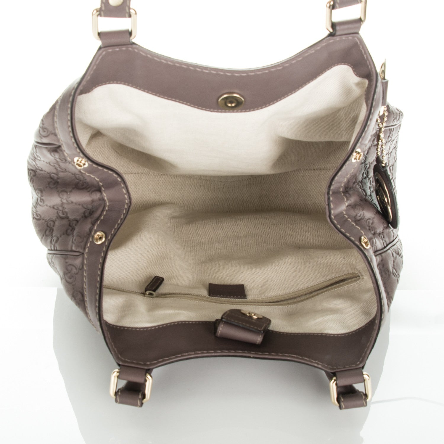 Gucci Guccissima Signature Medium Sukey Tote New Mauve 5 of 10