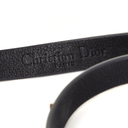 Christian Dior Calfskin Star J'Adior Double Bracelet Black 4 of 4