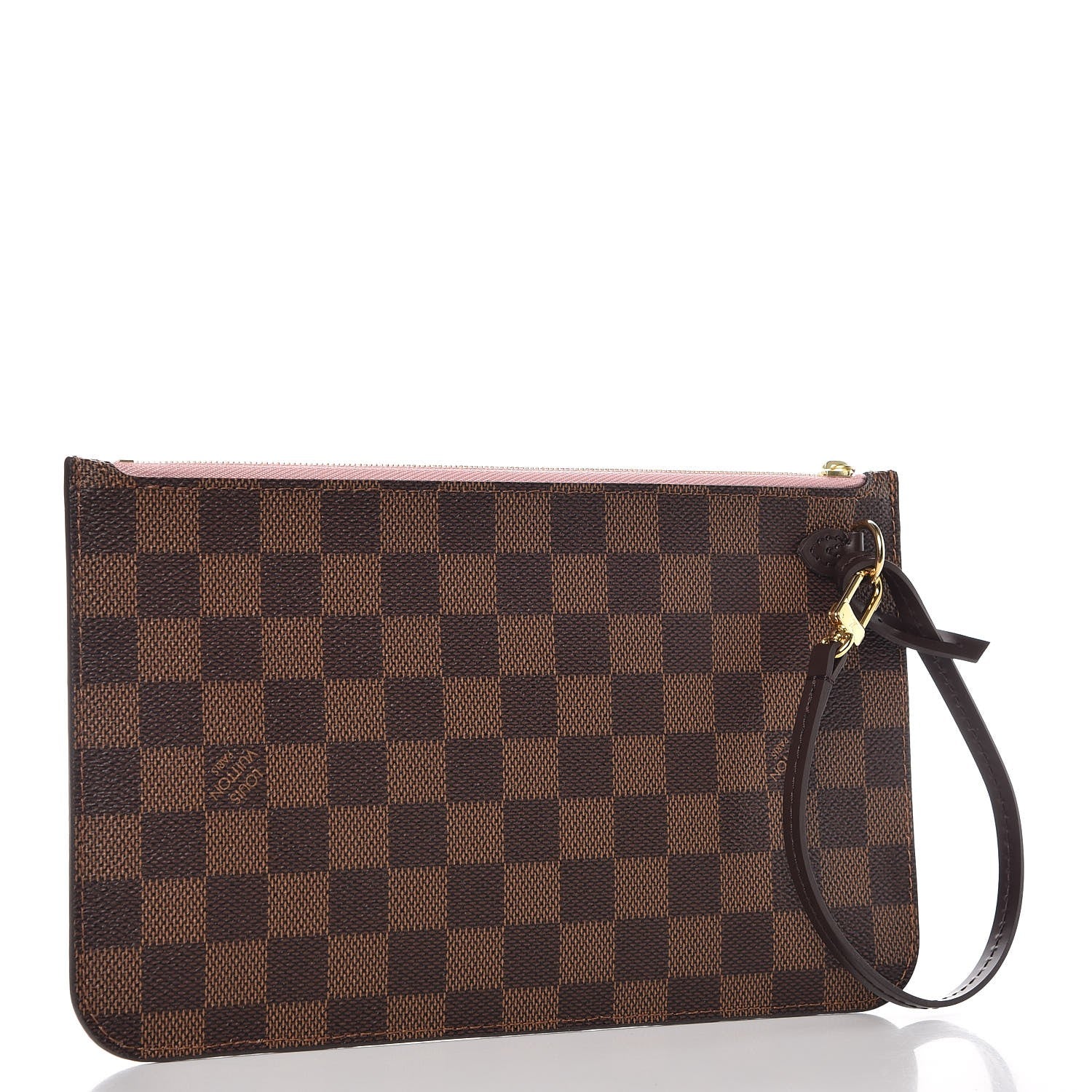 Louis Vuitton Damier Ebene Neverfull MM GM Pochette Rose Ballerine 3 of 7