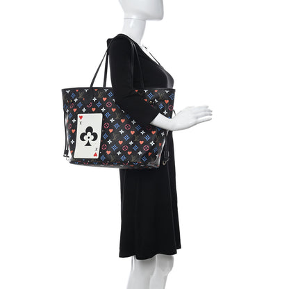 Louis Vuitton Game On Neverfull MM Black 2 of 12