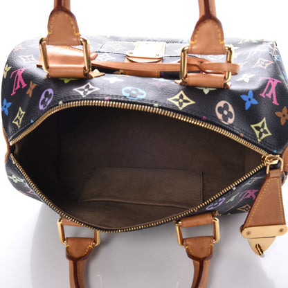 Louis Vuitton Monogram Multicolor Speedy 30 Black 6 of 7