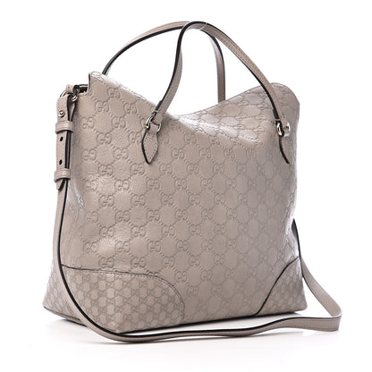 Gucci Guccissima Medium Bree Foldover Tote Nude 2 of 9