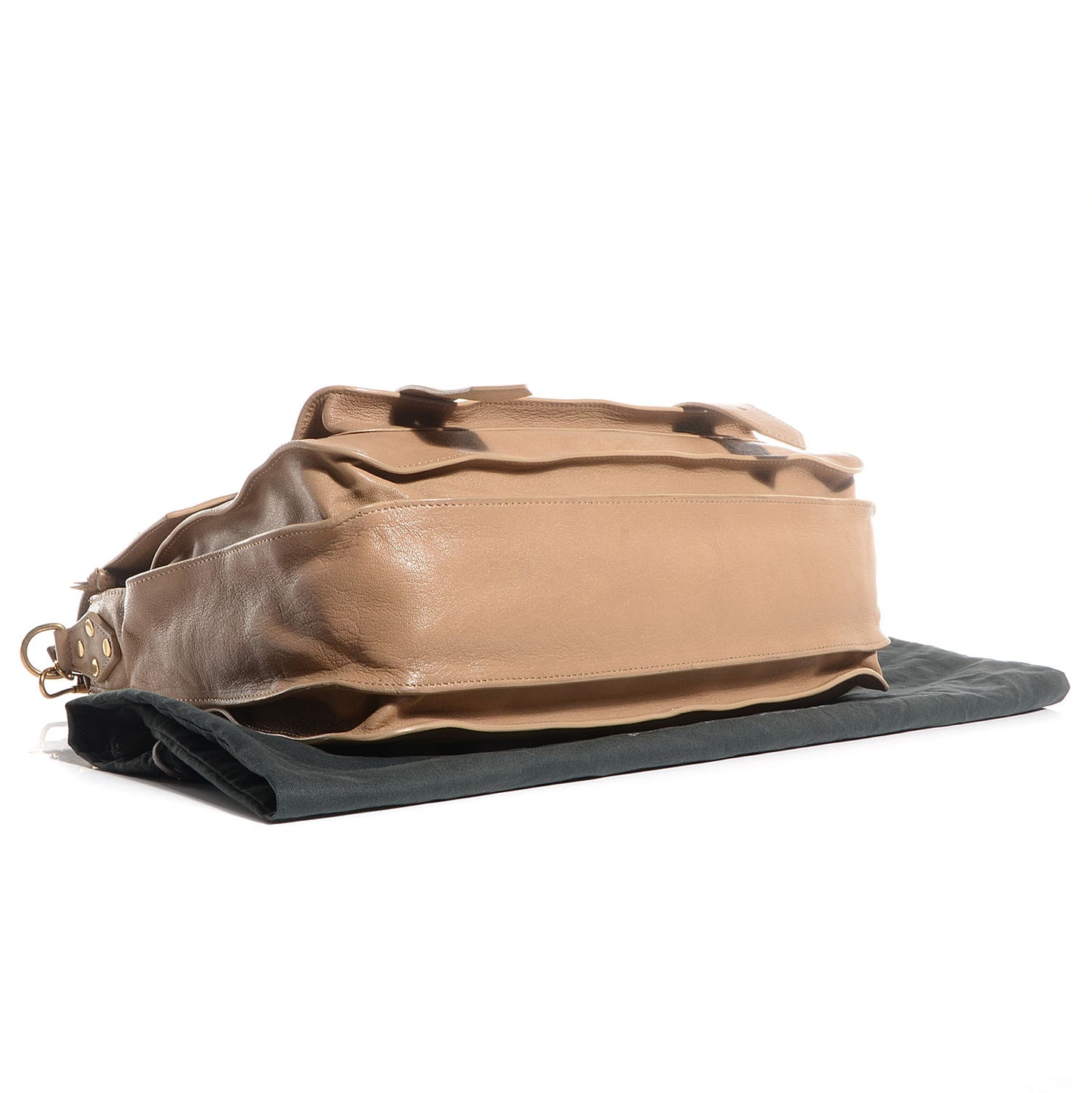 Lambskin PS1 Large Satchel Stone