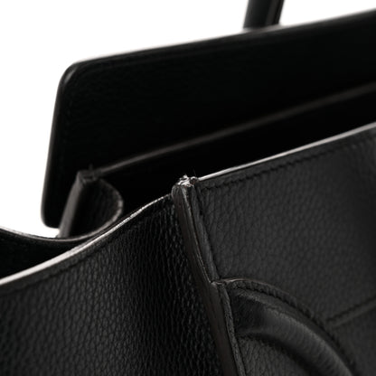 Celine Drummed Calfskin Mini Luggage Black 13 of 15