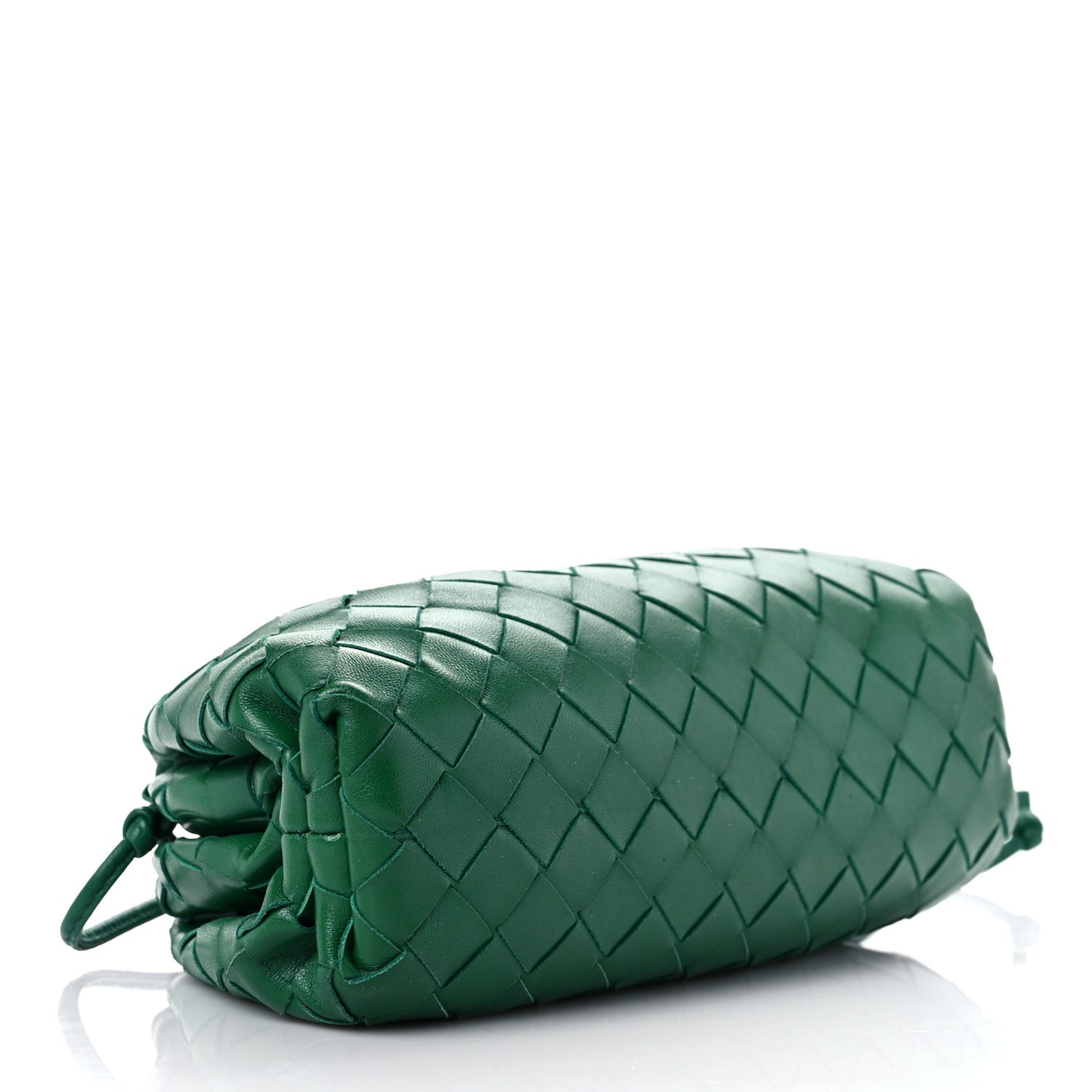 Nappa Intrecciato The Mini Pouch Racing Green