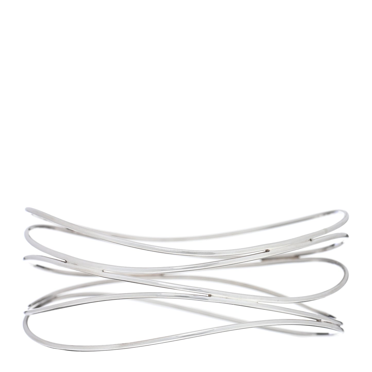 Sterling Silver Elsa Peretti Five Row Wave Bracelet