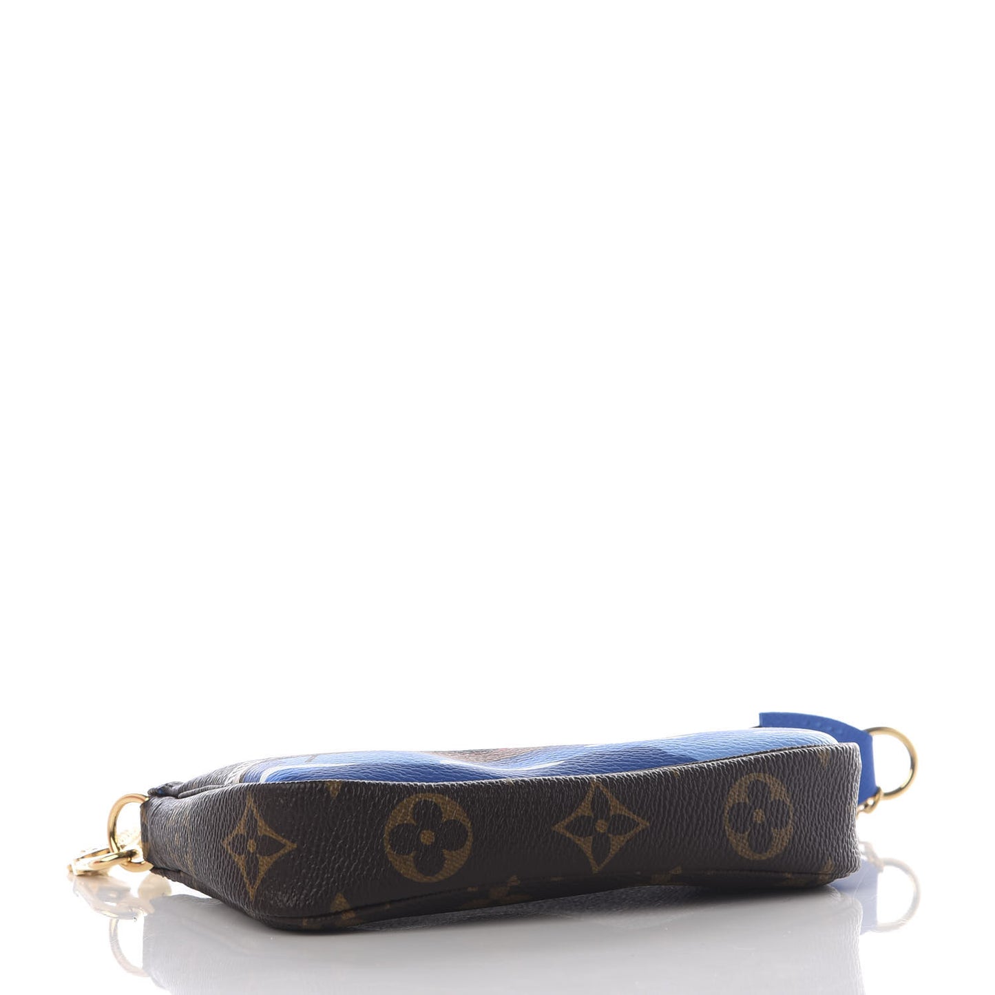 Monogram 2019 Christmas Animation Mini Venice Pochette Accessories Blue