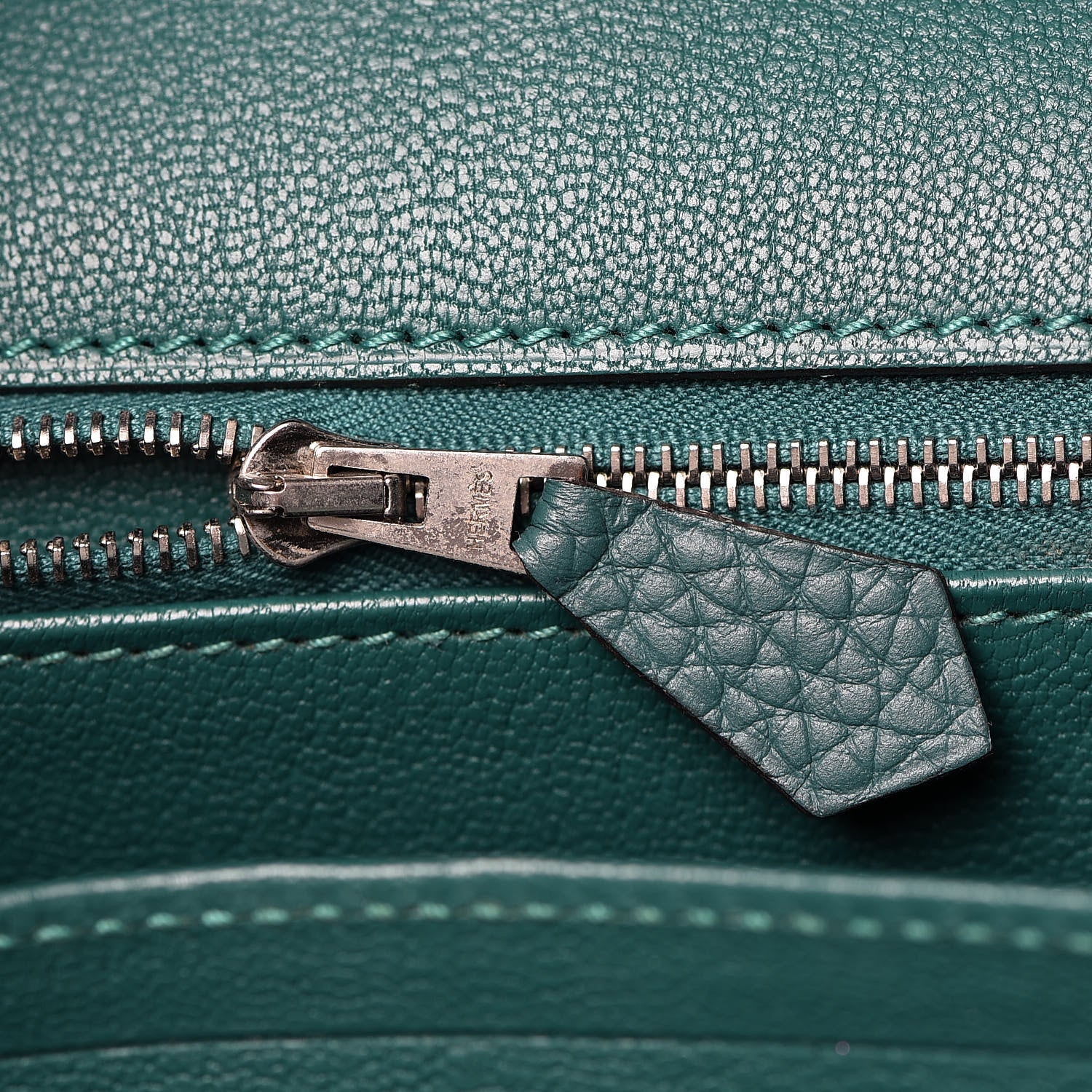Hermes Togo Birkin 35 Malachite 17 of 39