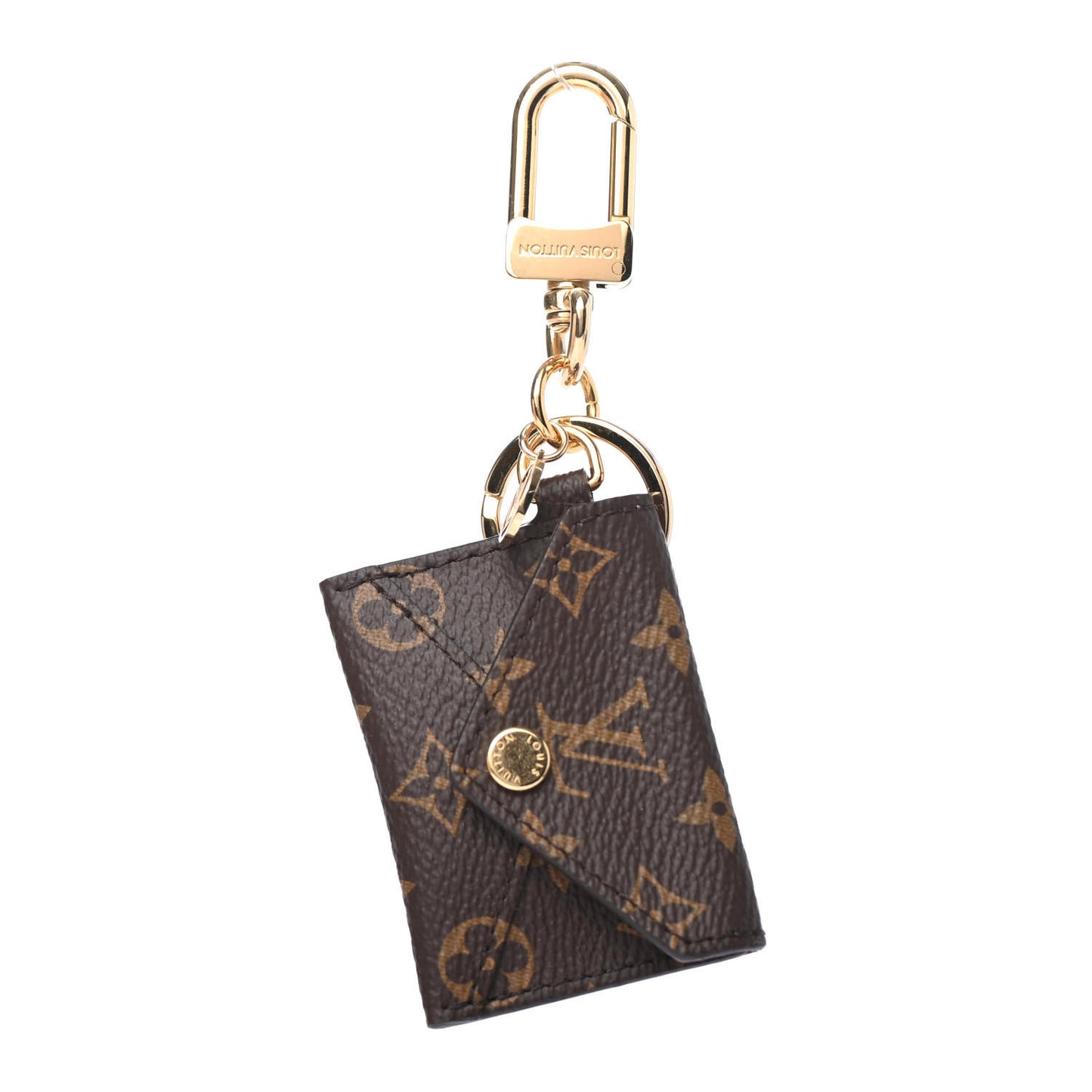 Monogram Kirigami Pouch Bag Charm Key Holder