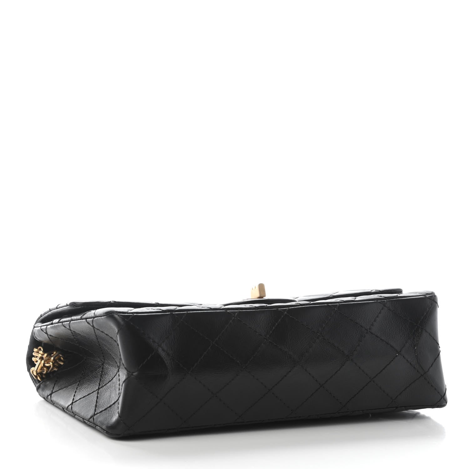Chanel Aged Calfskin Quilted 2.55 Reissue 225 Flap Black 4 of 9
