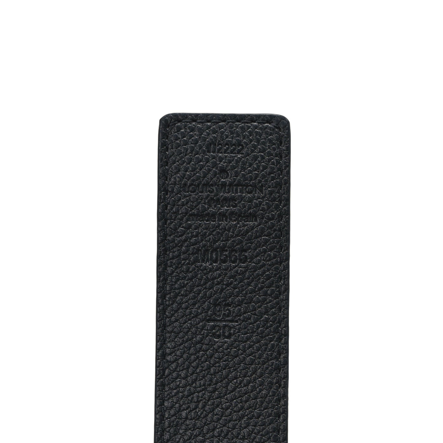 Calfskin Monogram 20mm LV Iconic Reversible Belt 95 38 Black