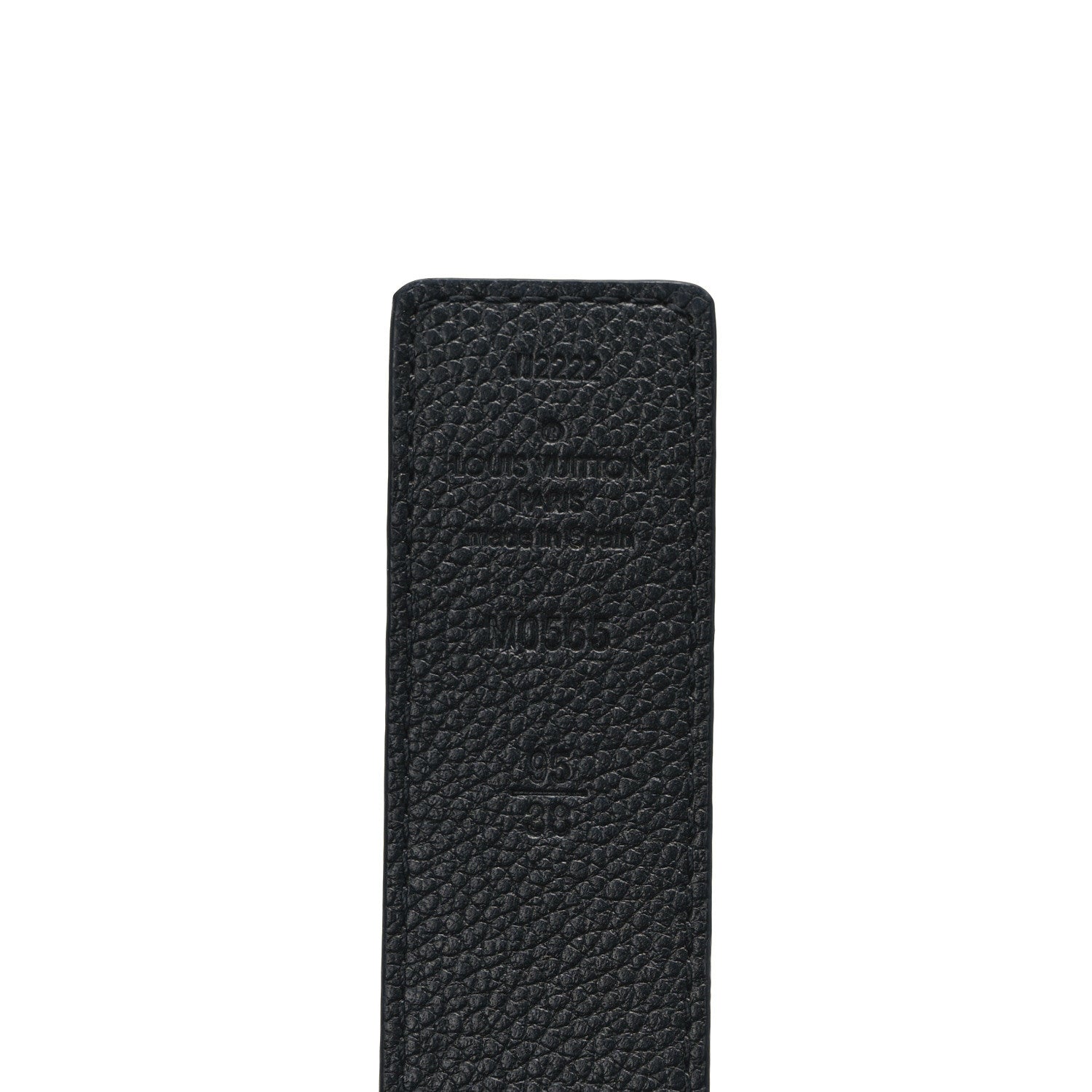 Louis Vuitton Calfskin Monogram 20mm LV Iconic Reversible Belt 95 38 Black 3 of 4