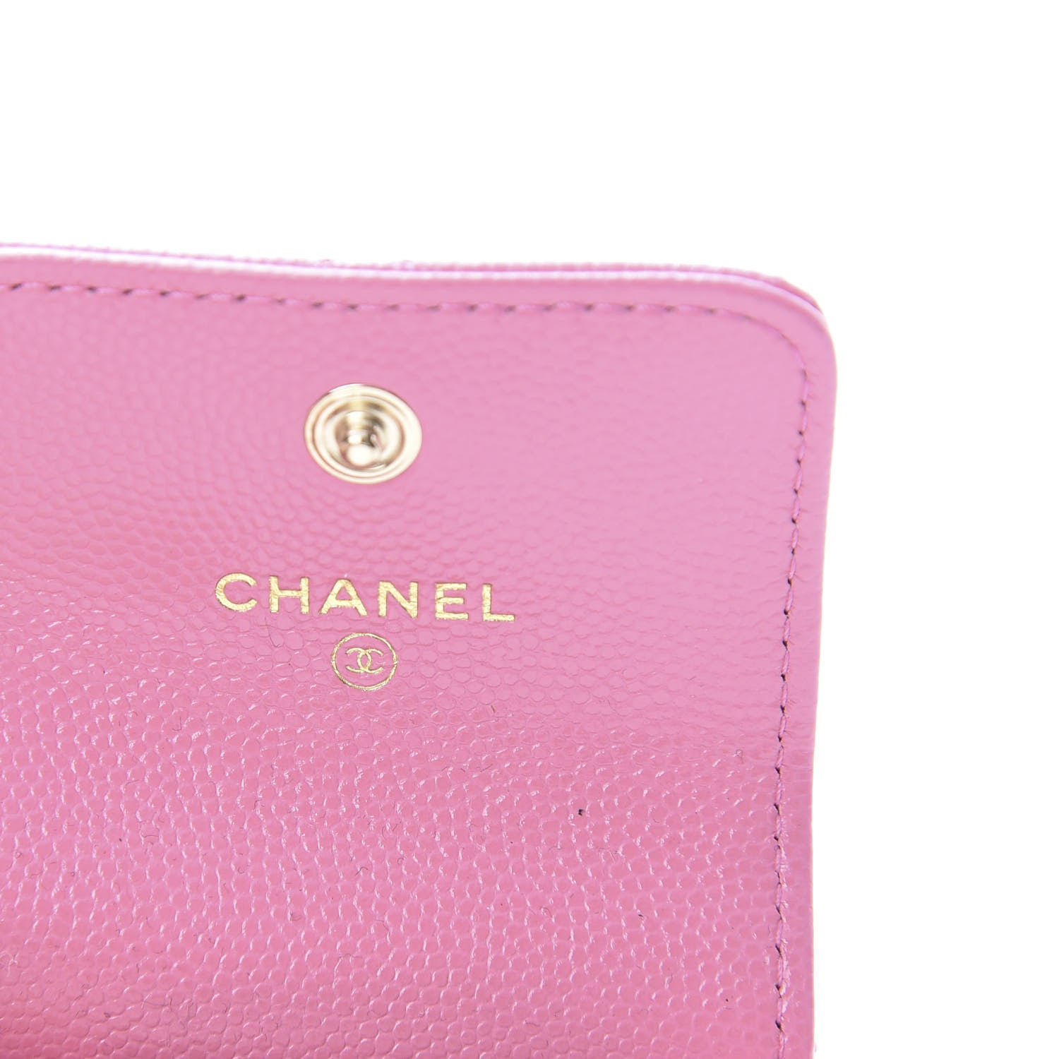 Chanel Caviar Quilted Crystal CC Airpods Pro Case Pink 4 of 6