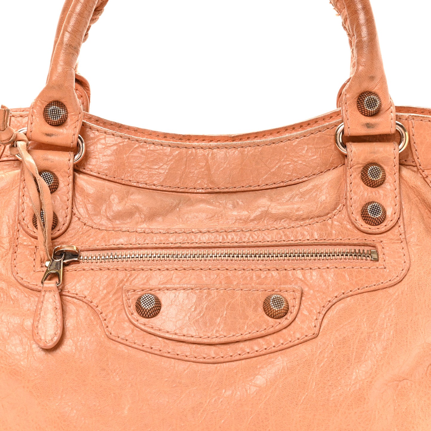 Agneau Giant 12 Rose Gold Hardware Velo Rose Blush