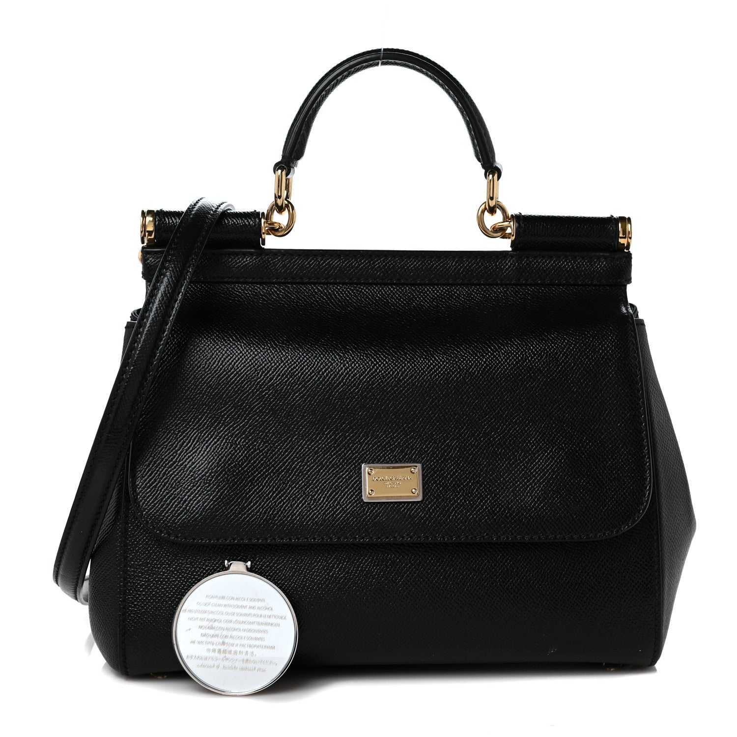 Dolce & Gabbana Dauphine Medium Miss Sicily Satchel Black 1 of 8