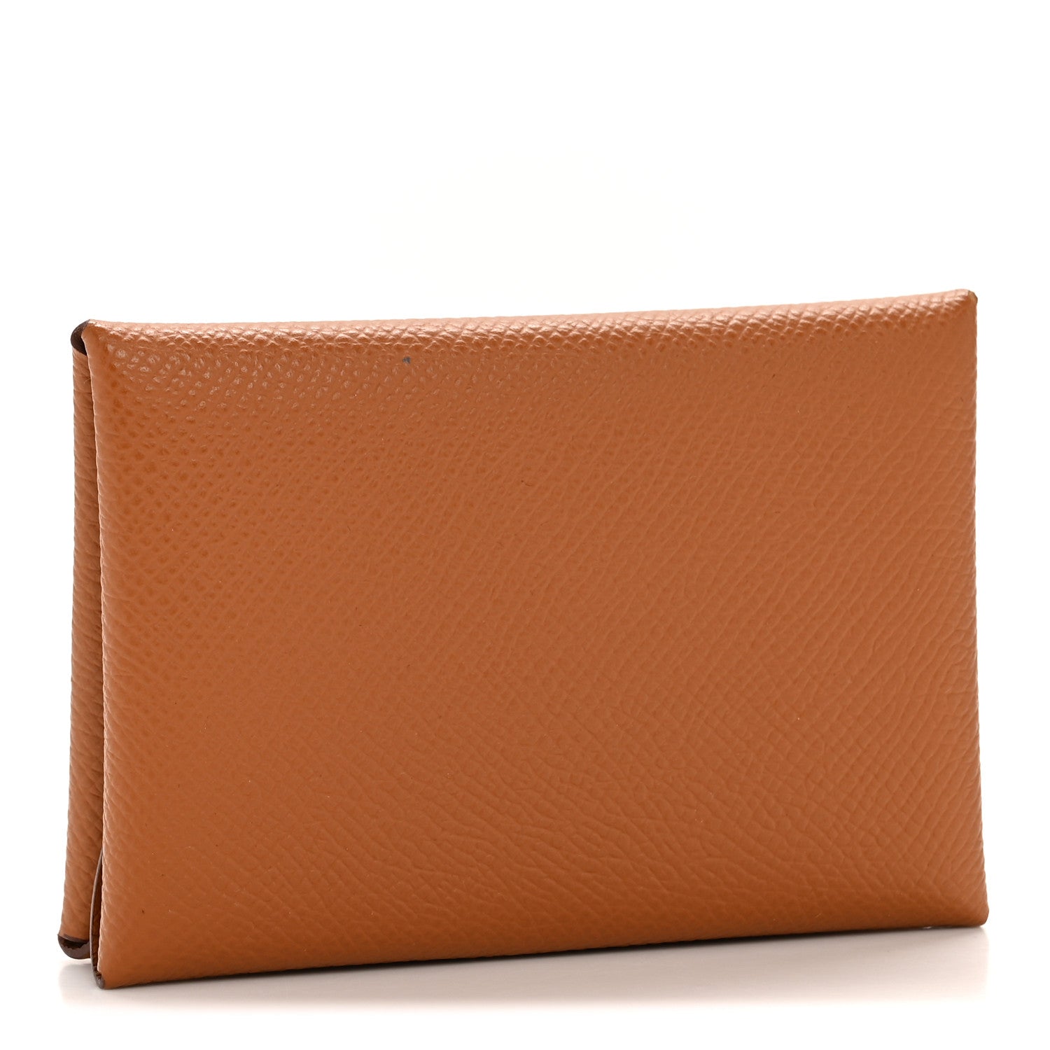 Hermes Epsom Calvi Duo Card Case Gold 3 of 9
