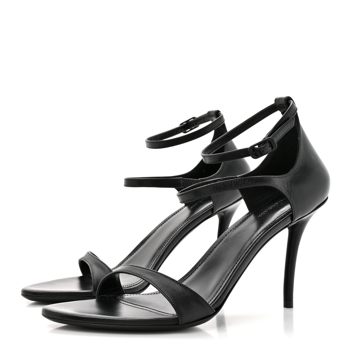 Balenciaga Calfskin Honey 90mm Sandal 37 Black 4 of 8
