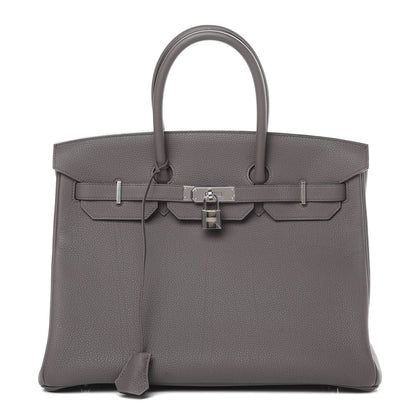 Hermes Togo Birkin 35 Etain 1 of 12