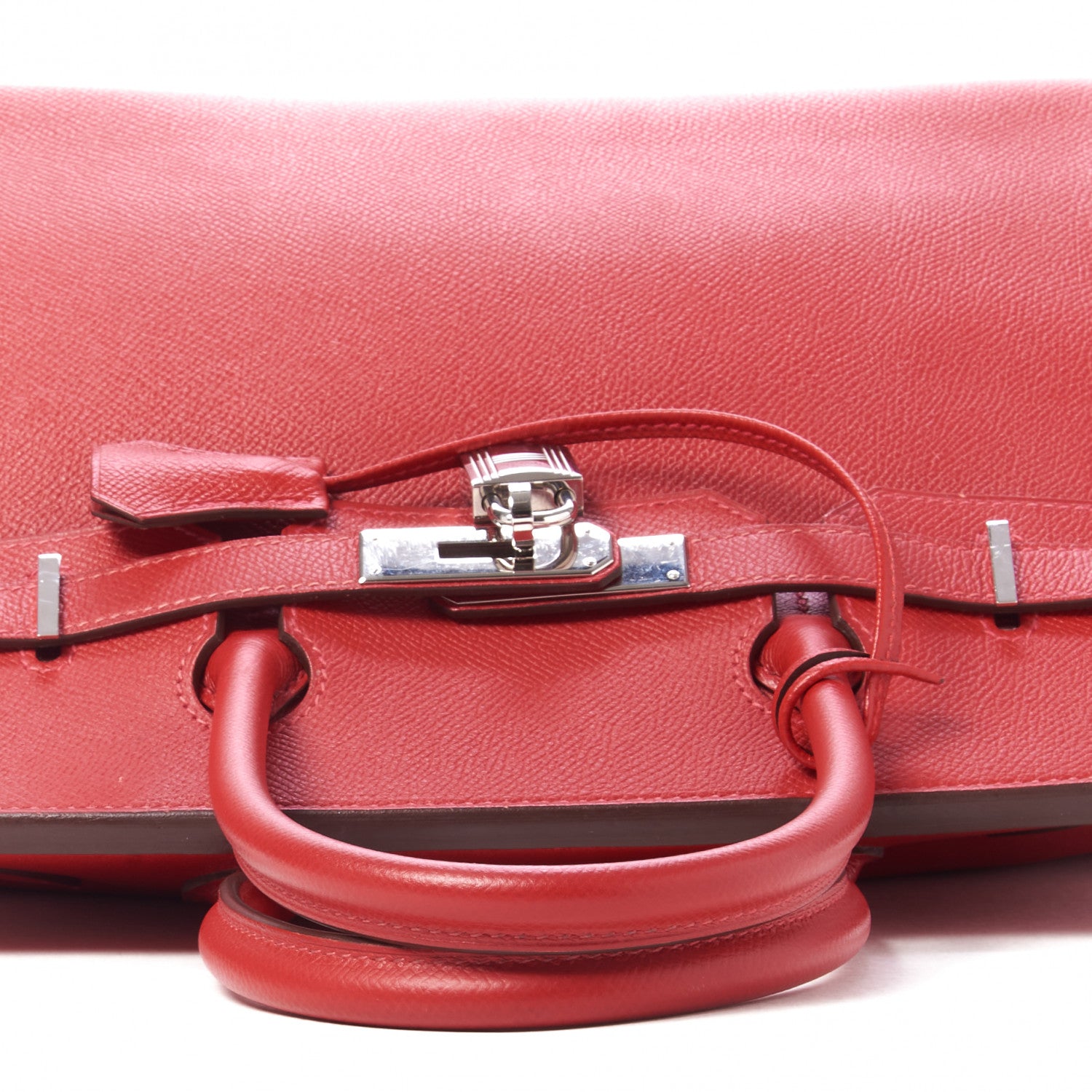 Hermes Epsom Birkin 30 Rouge Casaque 12 of 31