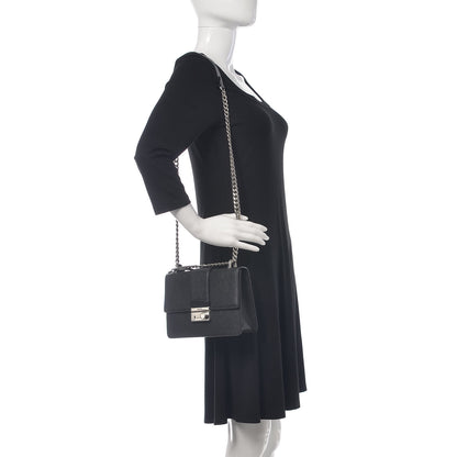 Prada Saffiano Pattina Crossbody Bag Black 2 of 10