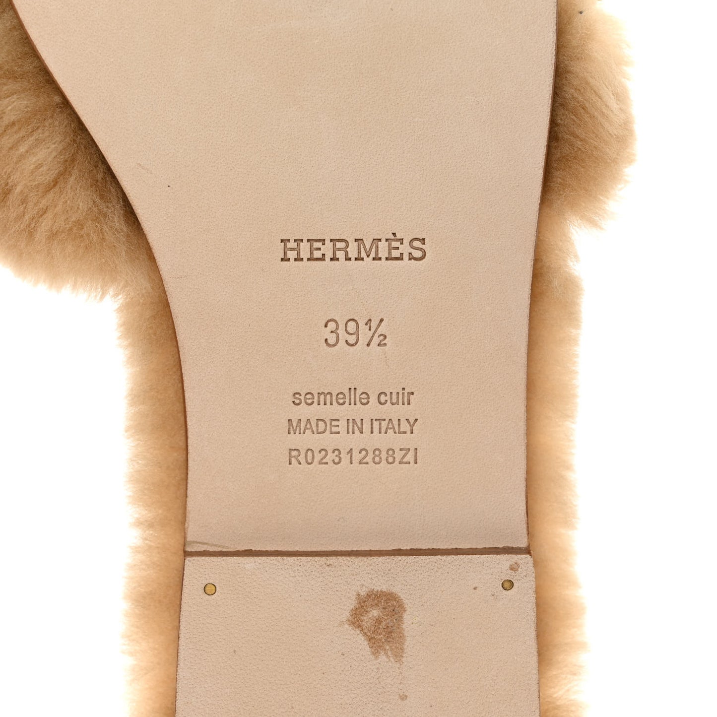 Woolskin Oran Sandals 39.5 Beige Argile