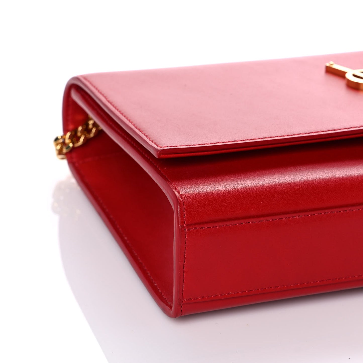 Smooth Calfskin Medium Classic Monogram Kate Tassel Satchel New Lipstick