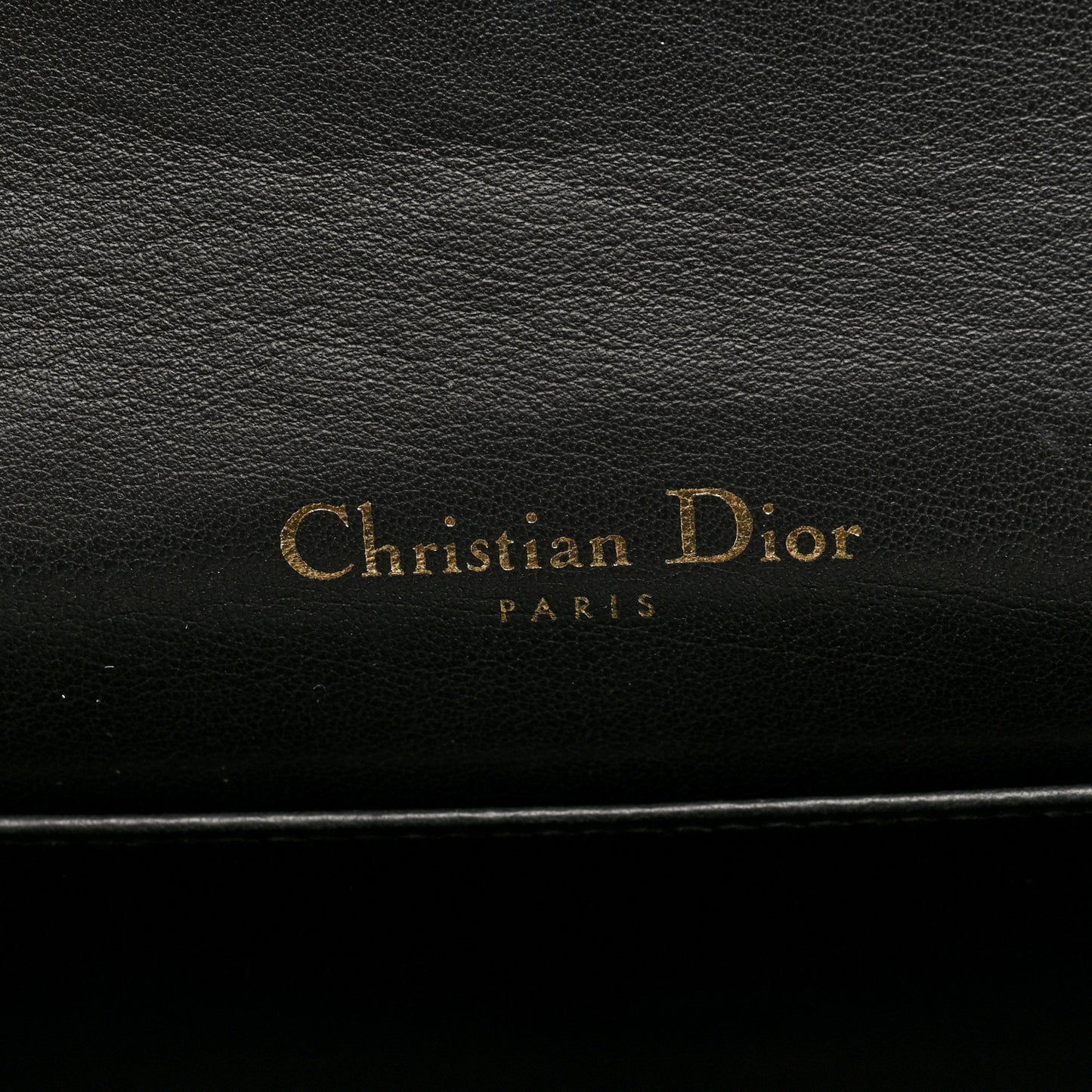 Patent Cannage Lady Dior Convertible Clutch Black