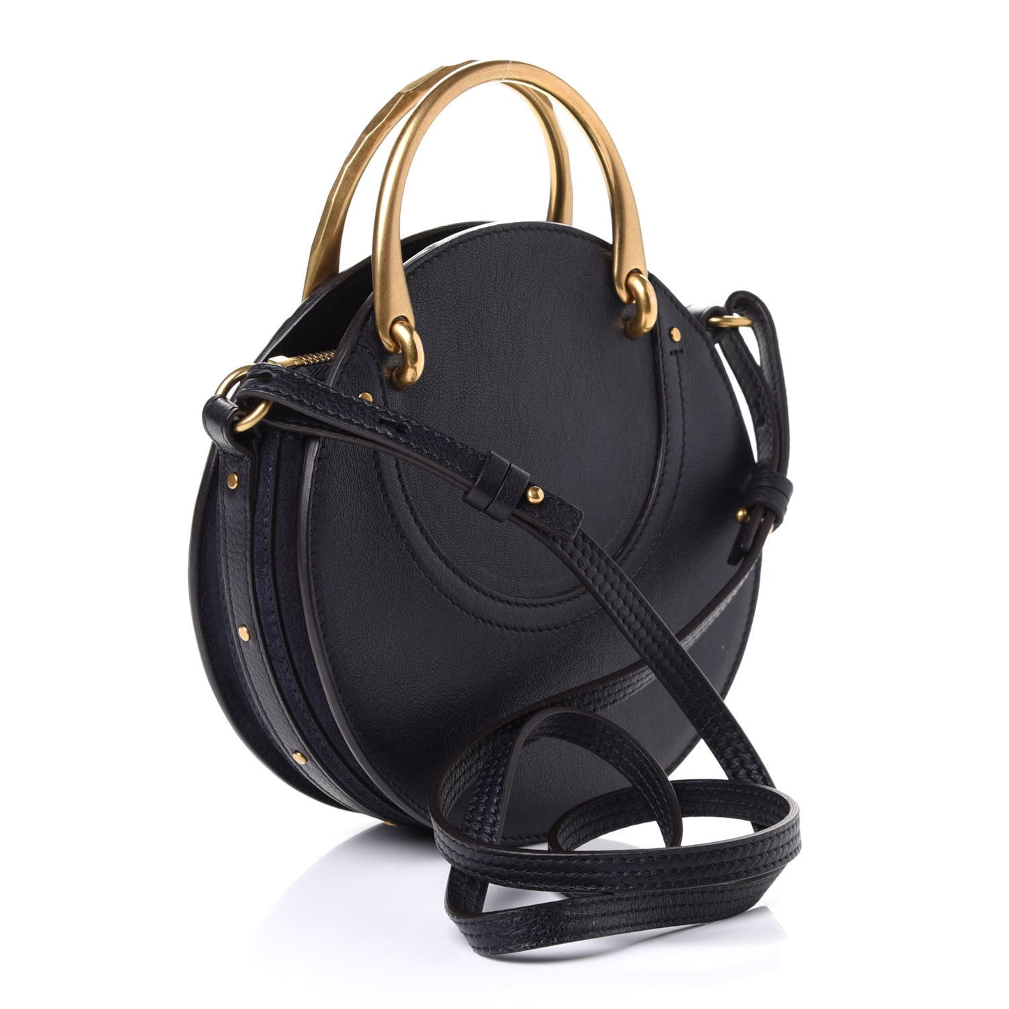 Calfskin Suede Small Pixie Bag Full Blue