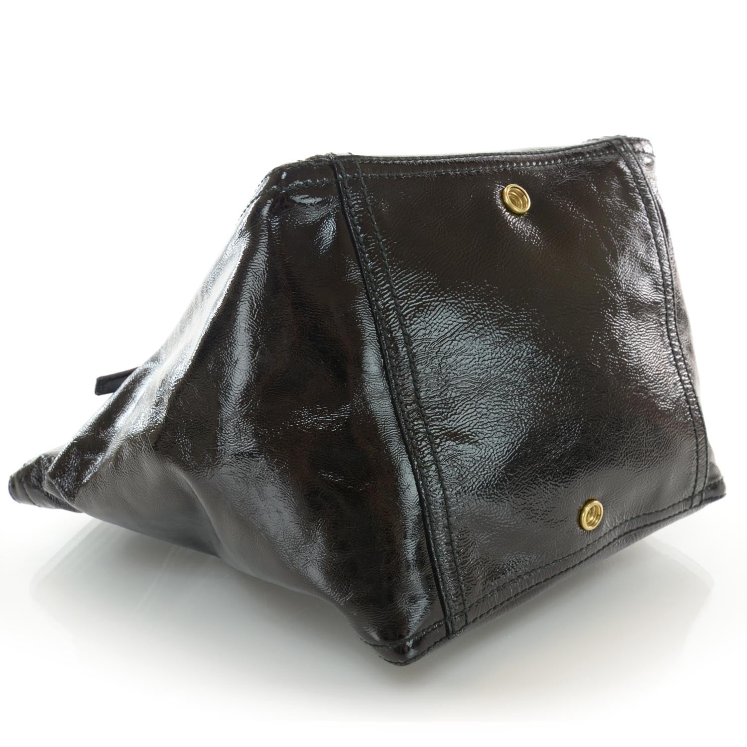 Saint Laurent Patent Small Downtown Black 4 of 7