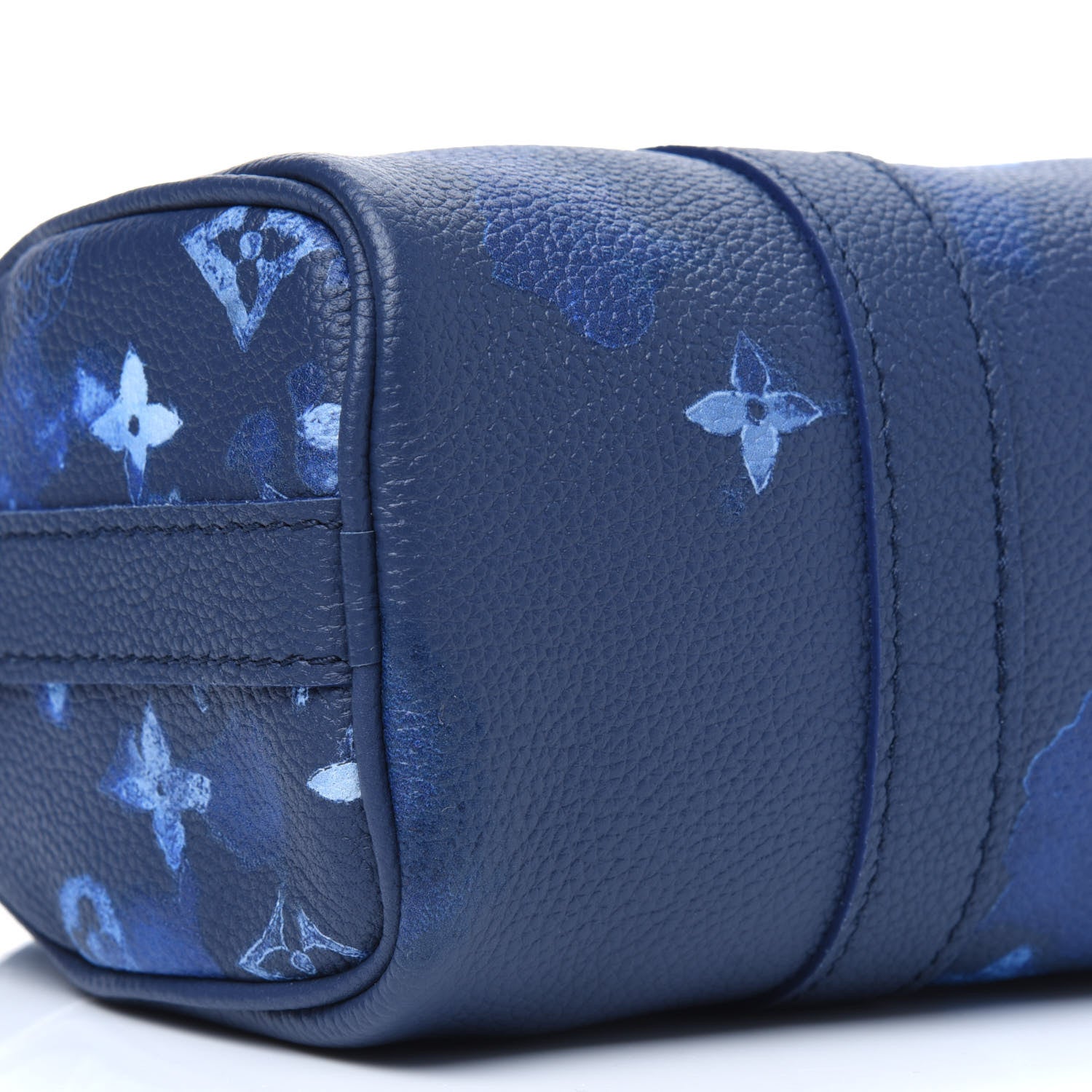 Louis Vuitton Monogram Ink Watercolor Keepall XS Blue 8 of 10
