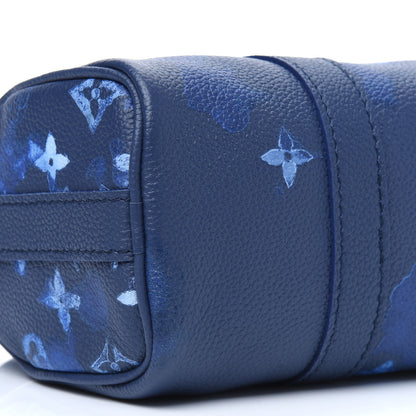 Louis Vuitton Monogram Ink Watercolor Keepall XS Blue 8 of 10