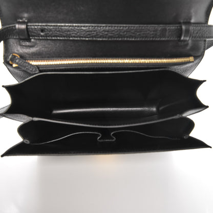 Celine Goatskin Medium Classic Box Flap Bag Black 5 of 11