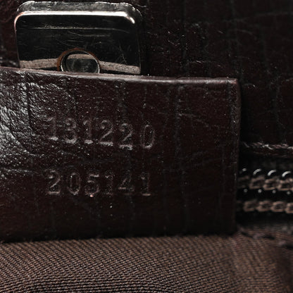 Gucci GG Plus Monogram Small Vertical Tote Dark Brown 7 of 10