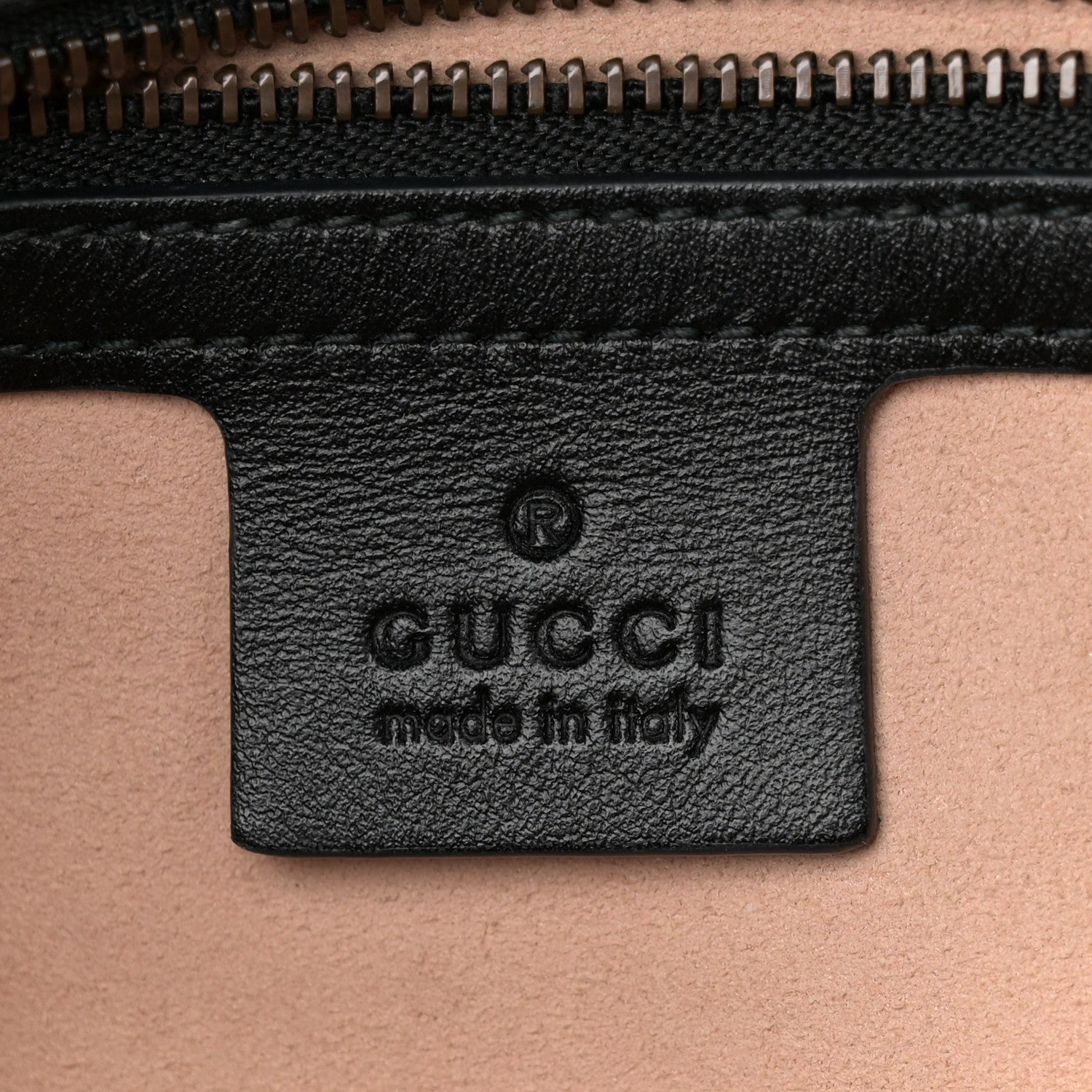 Gucci Calfskin Matelasse Small GG Marmont Shoulder Bag Black 6 of 11