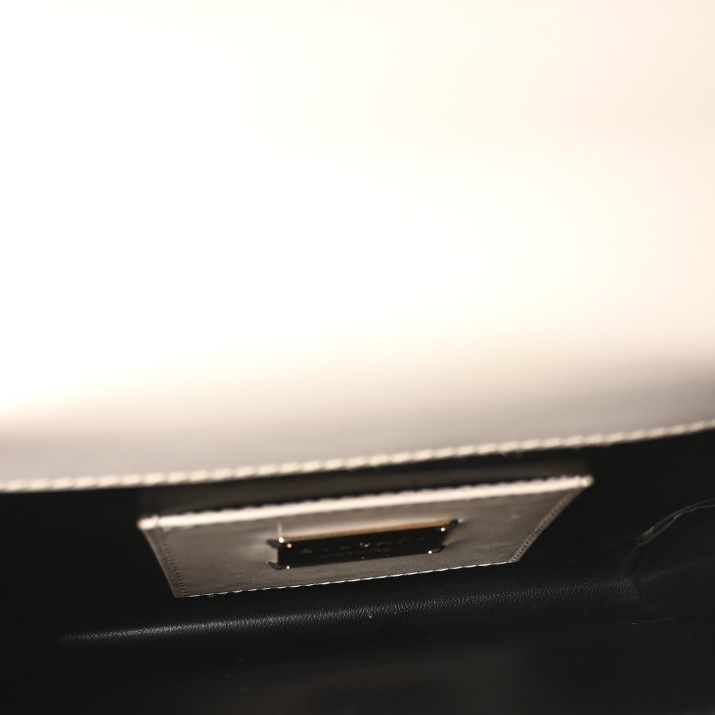 Calfskin Woven Chain Serpenti Forever Crossbody Bag White