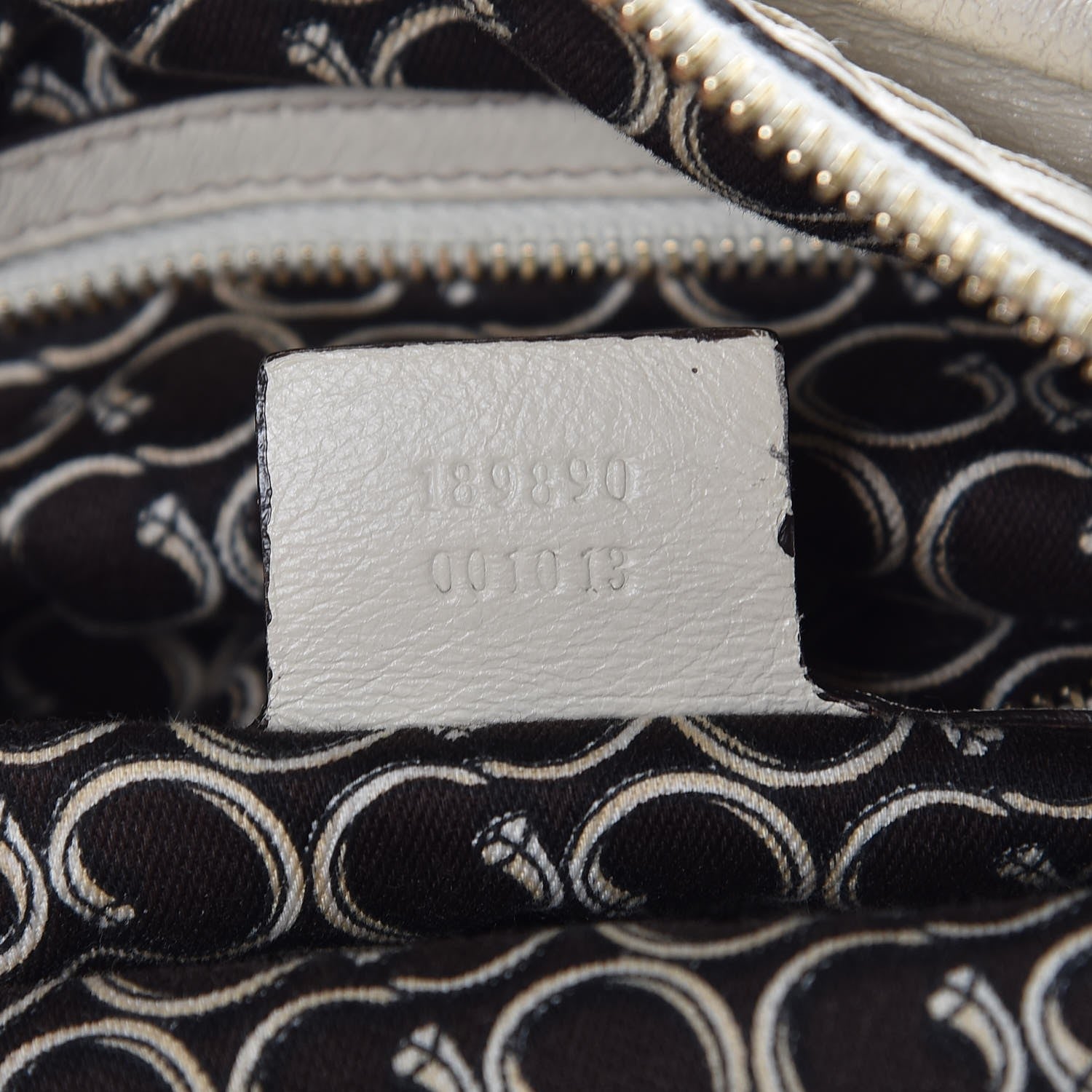 Gucci Calfskin Medium Horsebit Nail Boston Off White 6 of 13