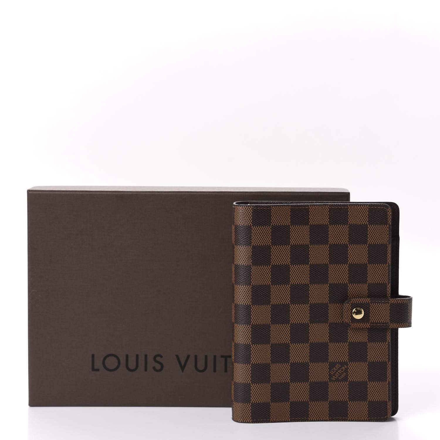 Louis Vuitton Damier Ebene Medium Ring Agenda Cover 10 of 10