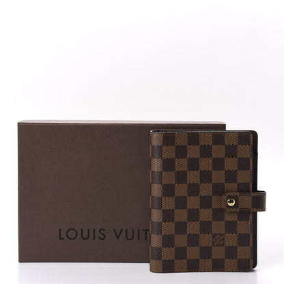 Louis Vuitton Damier Ebene Medium Ring Agenda Cover 10 of 10