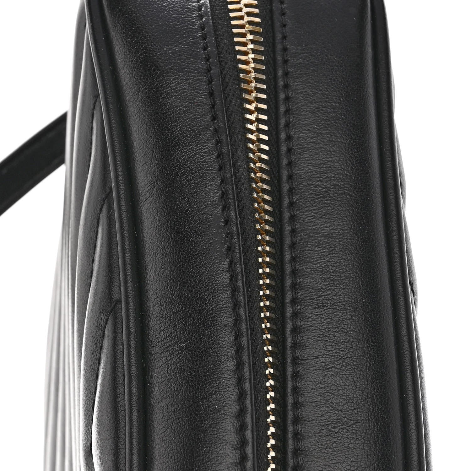 Saint Laurent Calfskin Matelasse Monogram Lou Camera Bag Black 10 of 10