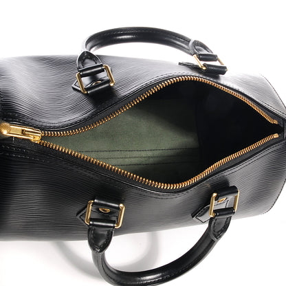 Louis Vuitton Epi Speedy 25 Black 5 of 7