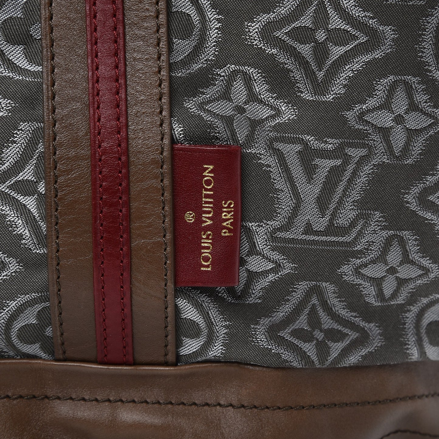 Jacquard Monogram Fabric Aviator Kaki
