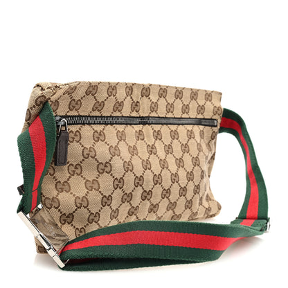 Gucci Monogram Web Belt Bag Dark Brown 3 of 10